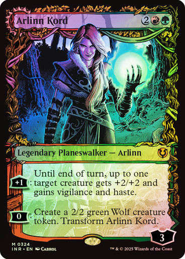 Arlinn Kord // Arlinn, Embraced by the Moon (INR) (324) / Foil / Showcase