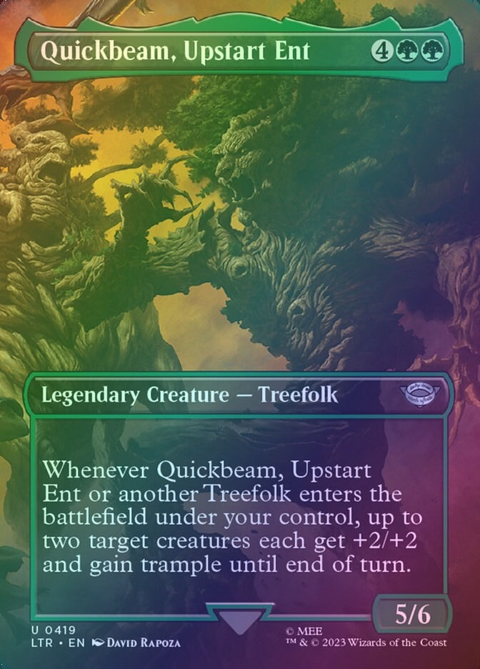 Quickbeam, Upstart Ent (LTR) (419) / Borderless / Foil