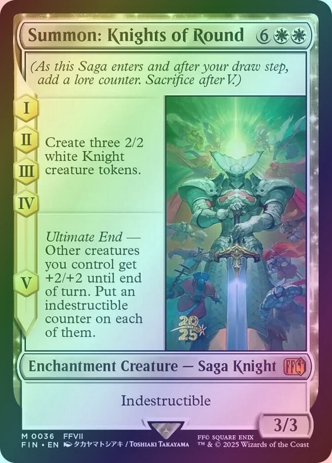 Summon: Knights of Round (PFIN) (36s) / Foil