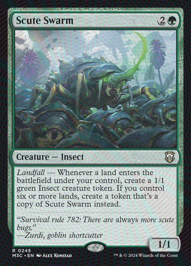 Scute Swarm (M3C) (245) / Ripple Foil