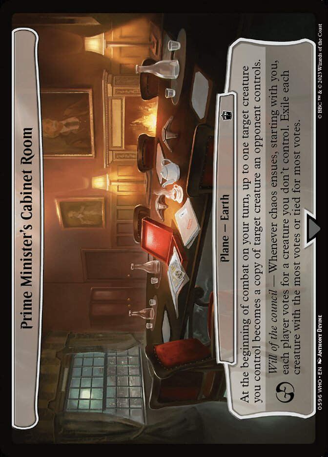 Prime Minister's Cabinet Room (WHO) (596) / Planar Cards