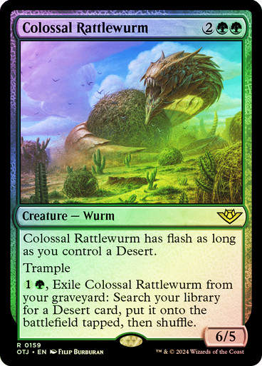 Colossal Rattlewurm (otj) (159) / Foil