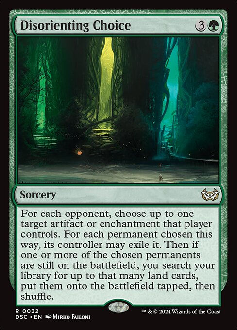 Disorienting Choice (DSC) (32)