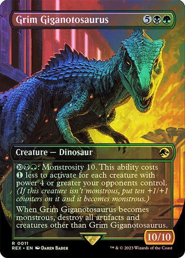 Grim Giganotosaurus (rex) / Foil