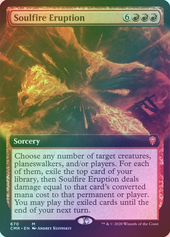 Soulfire Eruption (CMR) (670) / Extended Art / Foil