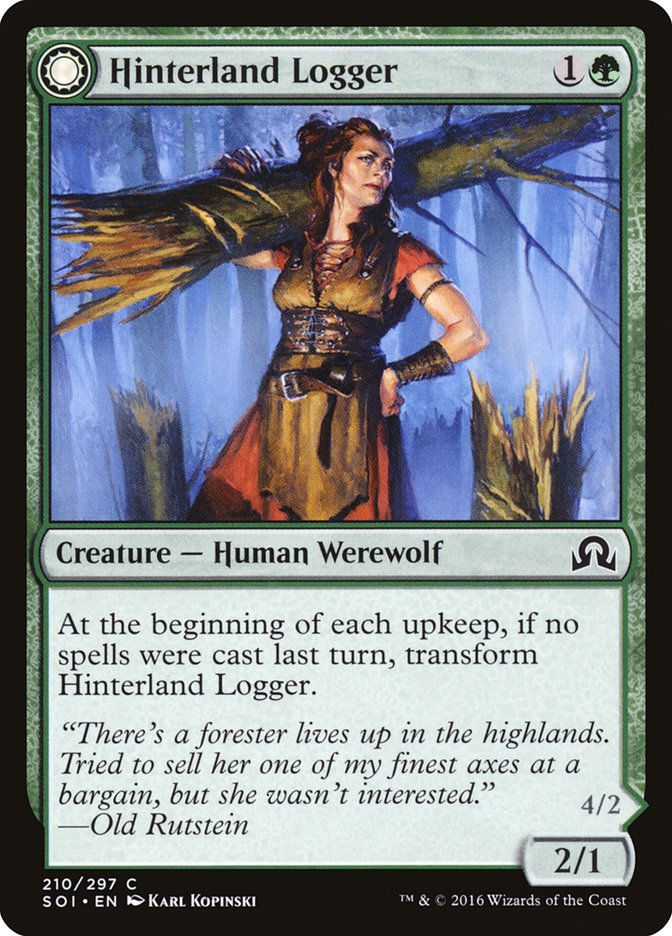 Hinterland Logger // Timber Shredder (SOI) (210) — cara 1 de 2