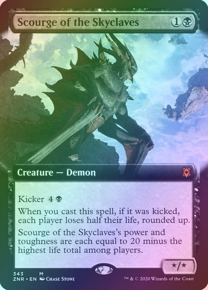 Scourge of the Skyclaves (ZNR) (343) / Extended Art / Foil