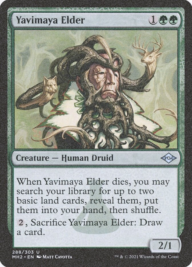 Yavimaya Elder (MH2) (288) / Foil Etched