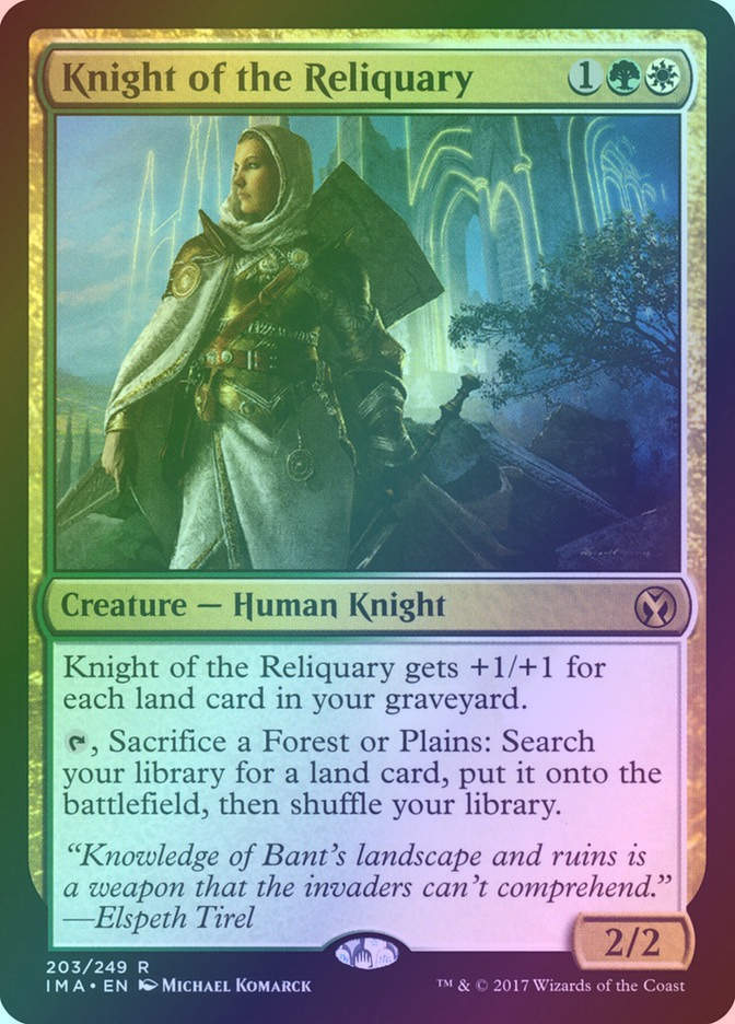 Knight of the Reliquary (IMA) (203) / Foil