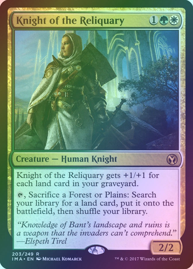 Knight of the Reliquary (IMA) (203) / Foil