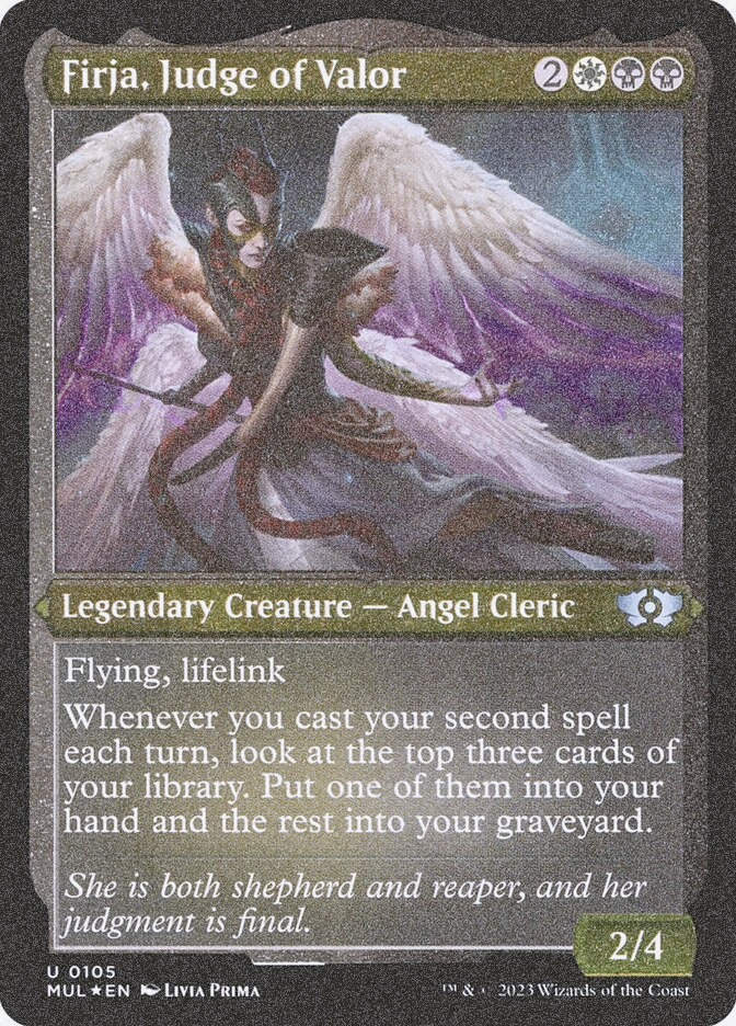 Firja, Judge of Valor (MUL) (105) / Foil Etched