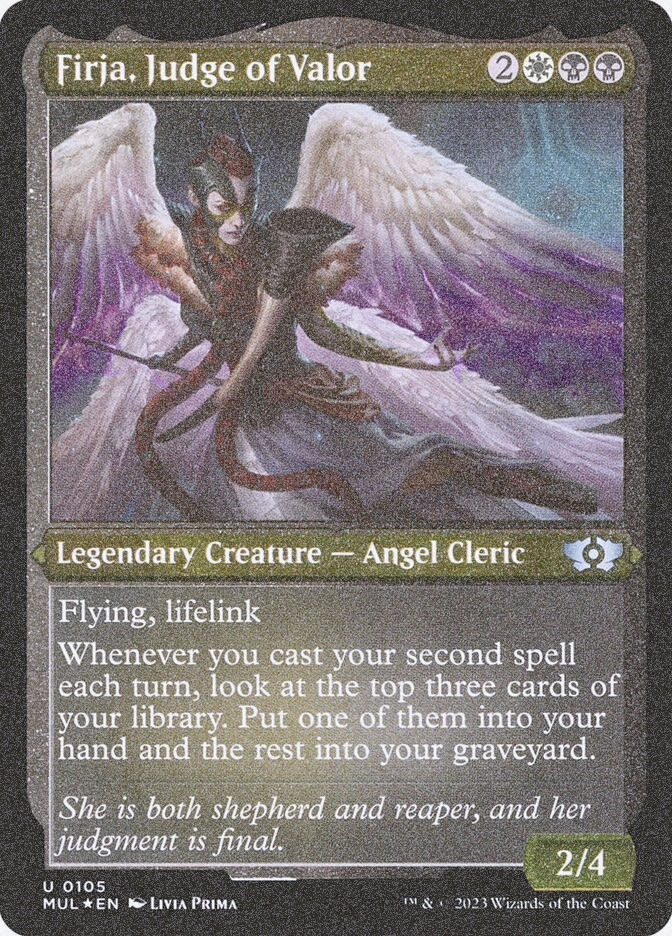 Firja, Judge of Valor (MUL) (105) / Foil Etched