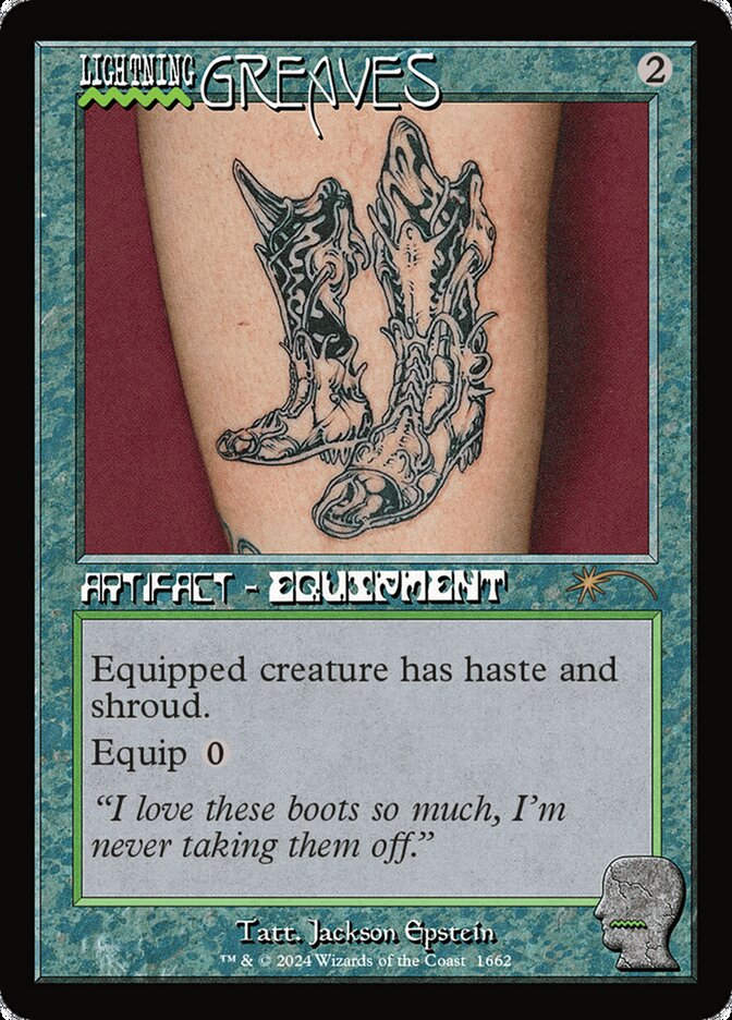 Lightning Greaves (SLD) (1662)