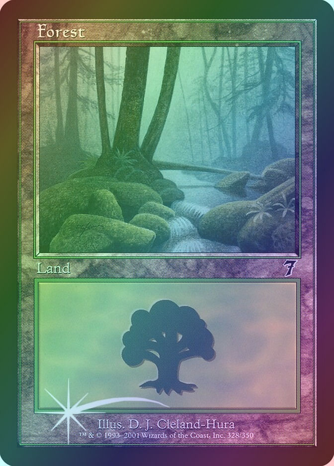 Forest (7ED) (328★) / Foil