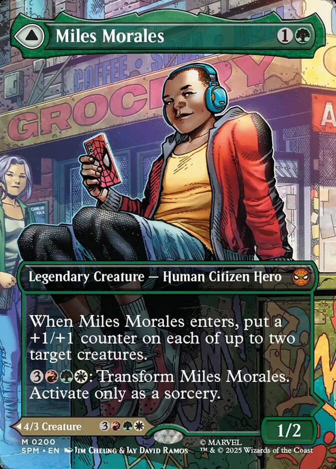 Miles Morales // Ultimate Spider-Man (SPM) (200) / Borderless Scene