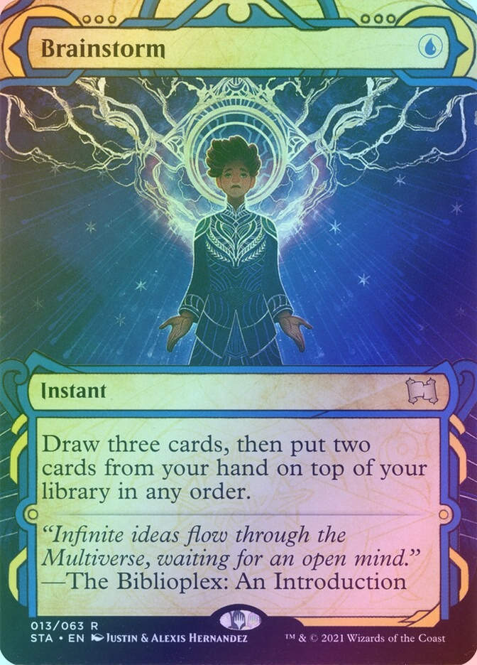 Brainstorm (STA) (13) / Borderless / Showcase / Foil