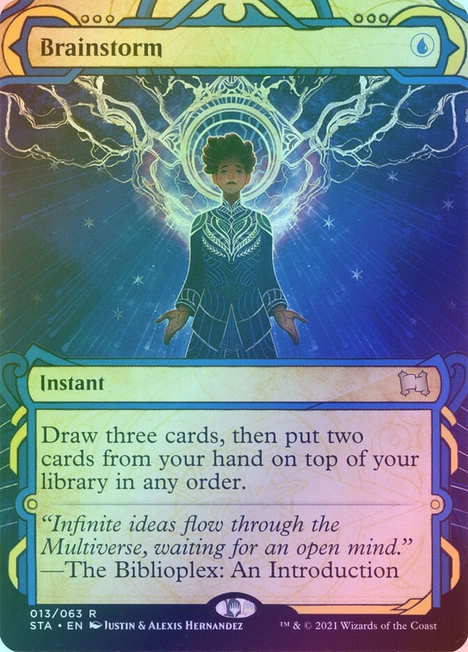 Brainstorm (STA) (13) / Borderless / Showcase / Foil