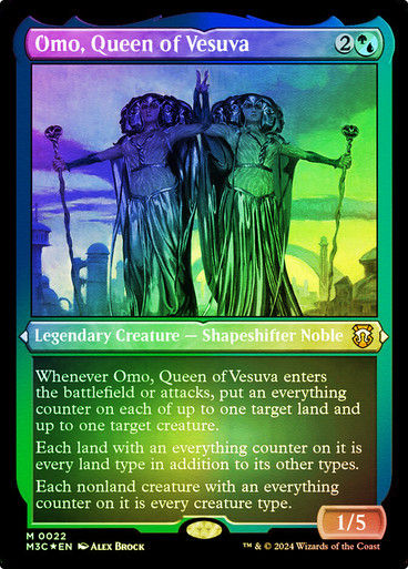 Omo, Queen of Vesuva (m3c) (22) / Foil Etched
