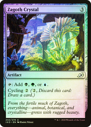 Zagoth Crystal (IKO) (242) / Foil