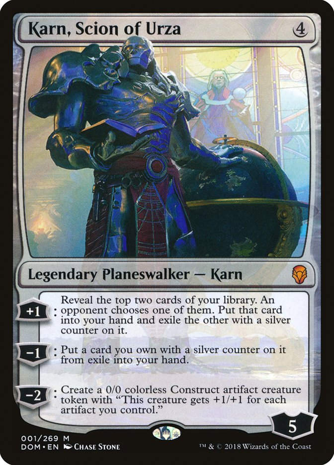 Karn, Scion of Urza (DOM) (1)
