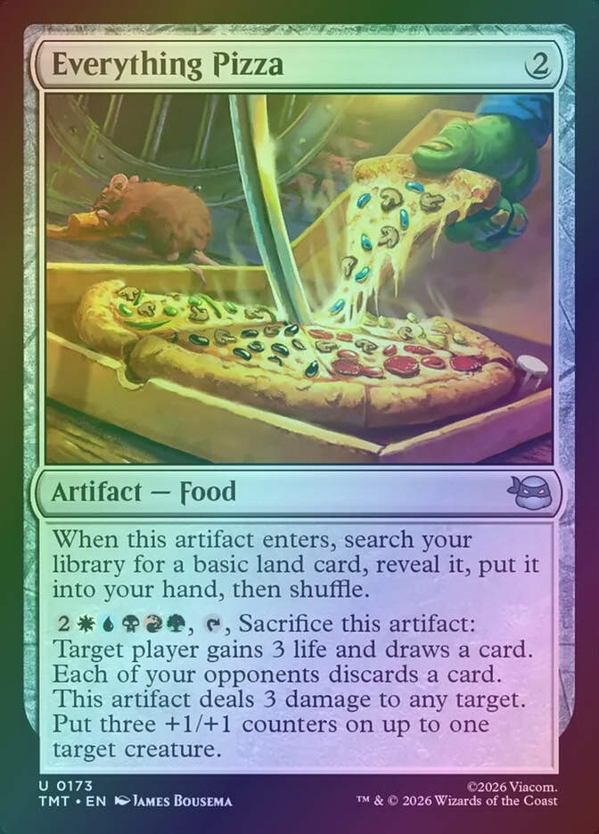 Everything Pizza (TMT) (173) / Foil