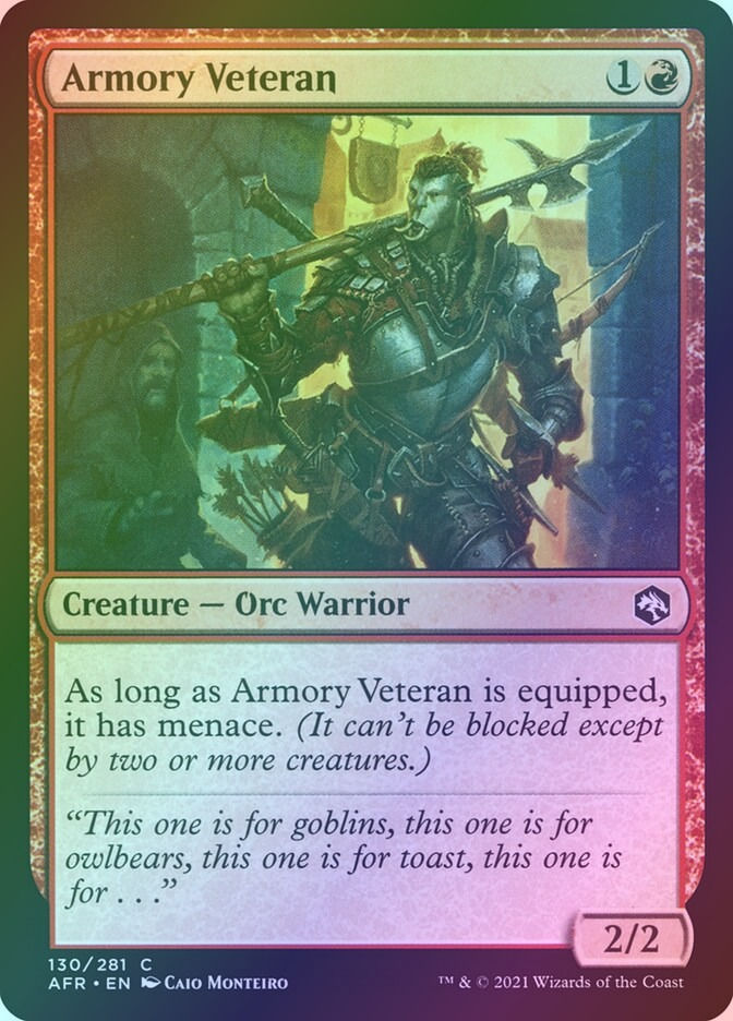Armory Veteran (AFR) (130) / Foil