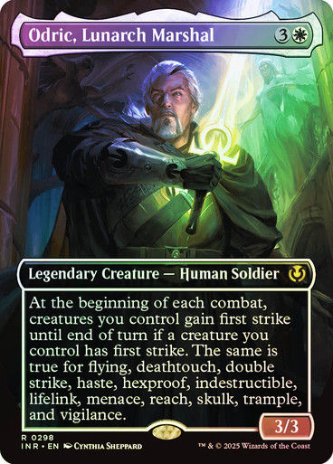 Odric, Lunarch Marshal (INR) (298) / Foil / Borderless