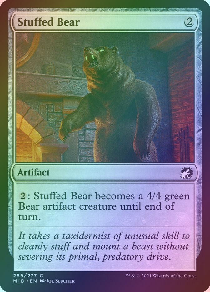 Stuffed Bear (MID) (259) / Foil