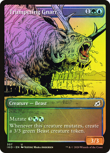 Trumpeting Gnarr (IKO) (307) / Showcase / Foil