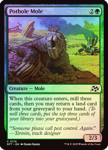 Pothole Mole (DFT) (176) / Foil