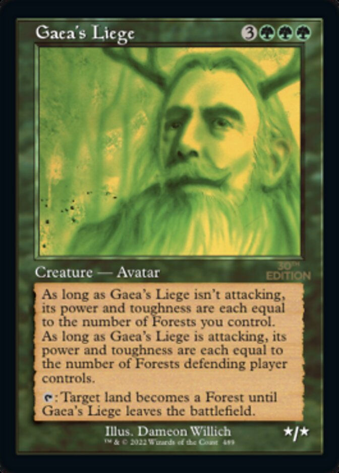 Gaea's Liege (30a) / Retro Frame