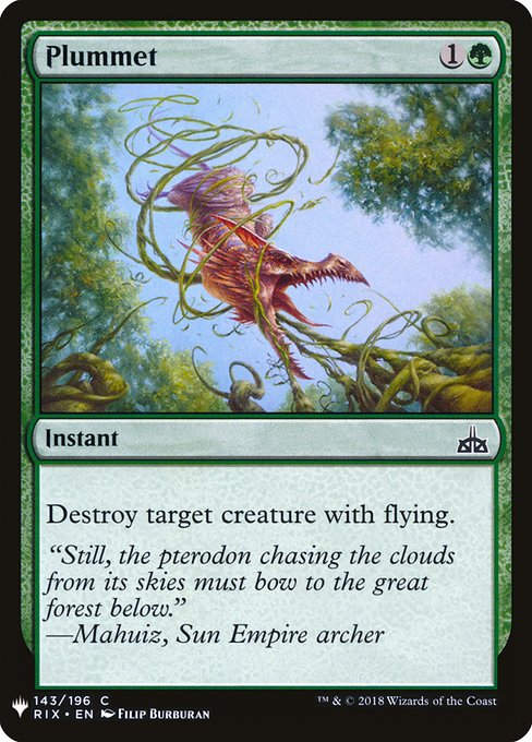 Plummet (PLST) (RIX-143)