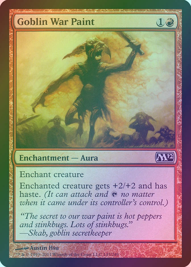 Goblin War Paint (M12) (143) / Foil