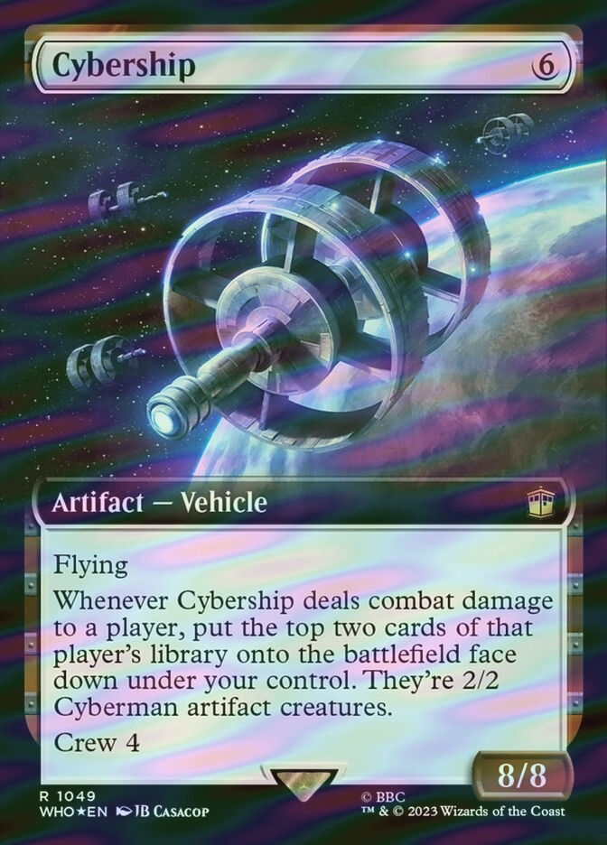 Cybership (WHO) (1049) / Extended Art / Surge Foil