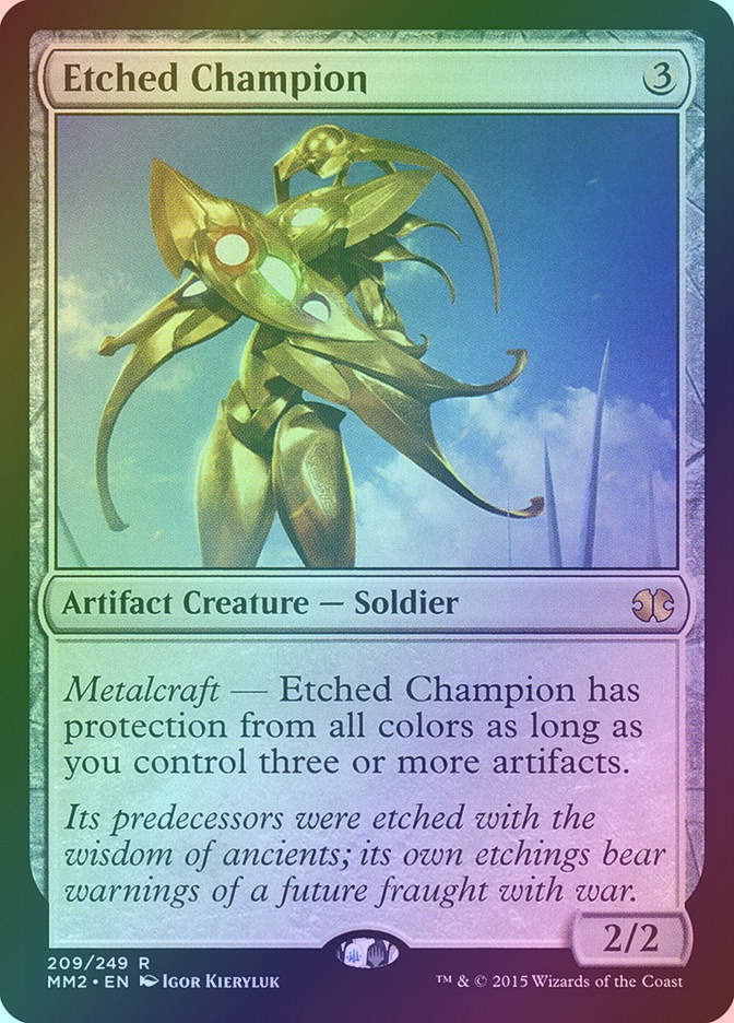 Etched Champion (MM2) (209) / Foil