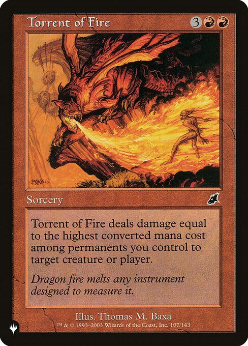Torrent of Fire (PLST) (SCG-107)