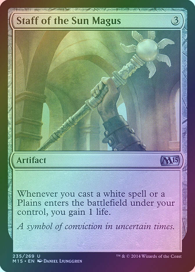 Staff of the Sun Magus (M15) (235) / Foil