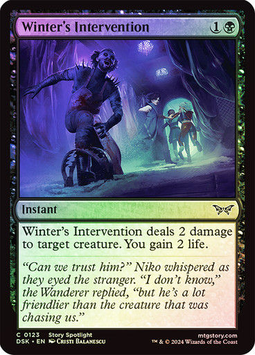 Winter's Intervention (DSK) (123) / Foil