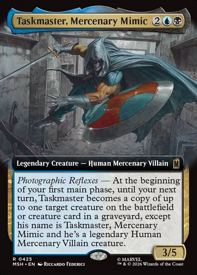 Taskmaster, Mercenary Mimic (MSH) (425) / Extended Art