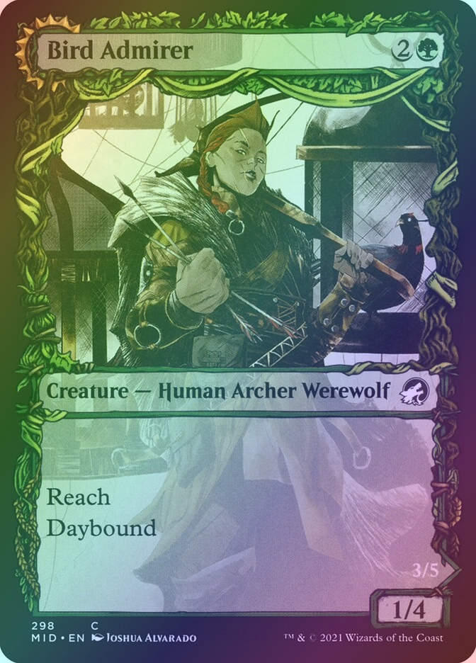 Bird Admirer // Wing Shredder (MID) (298) / Showcase / Foil