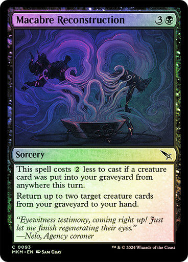 Macabre Reconstruction (mkm) (93) / Foil