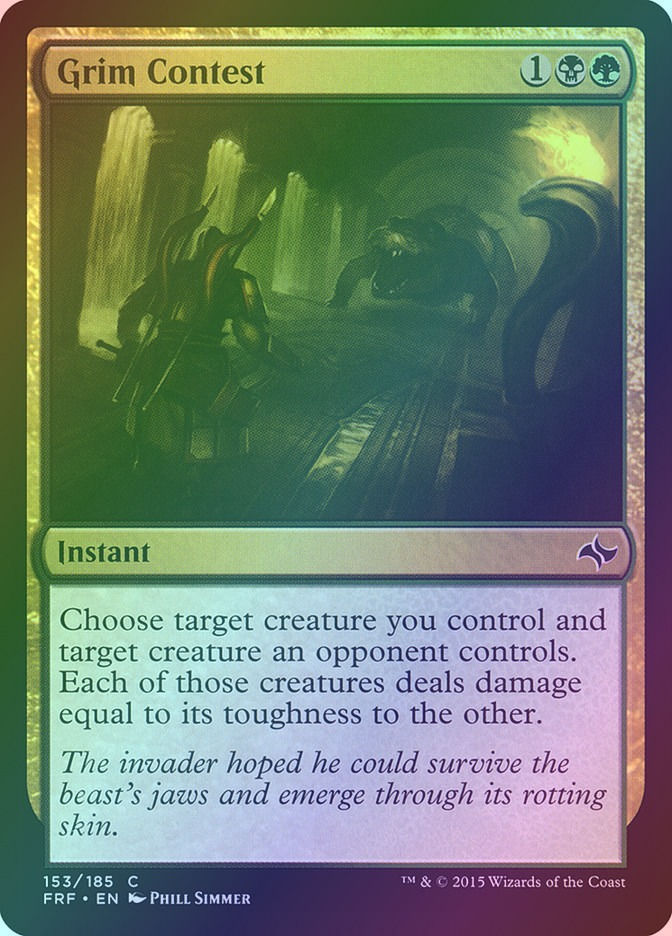 Grim Contest (FRF) (153) / Foil