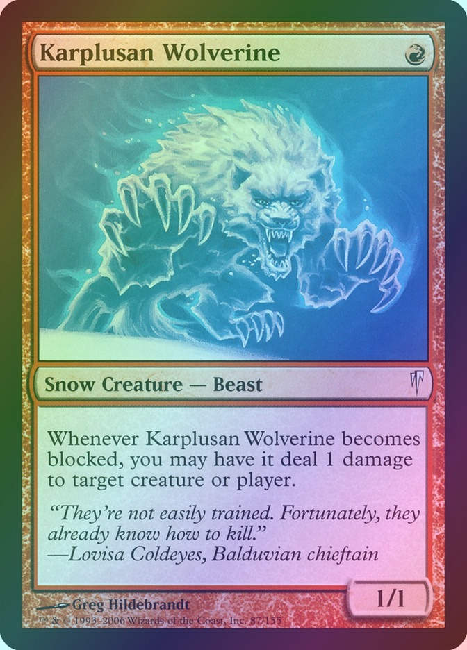 Karplusan Wolverine (CSP) (87) / Foil