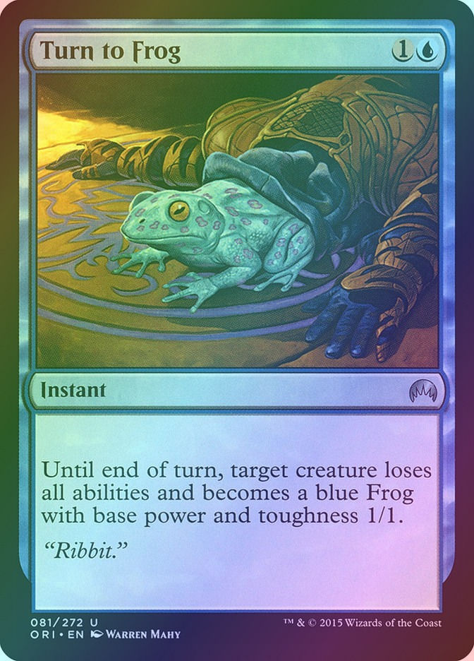 Turn to Frog (ORI) (81) / Foil