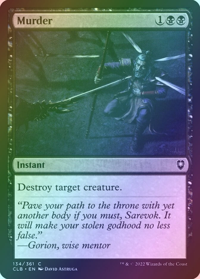 Murder (CLB) (134) / Foil