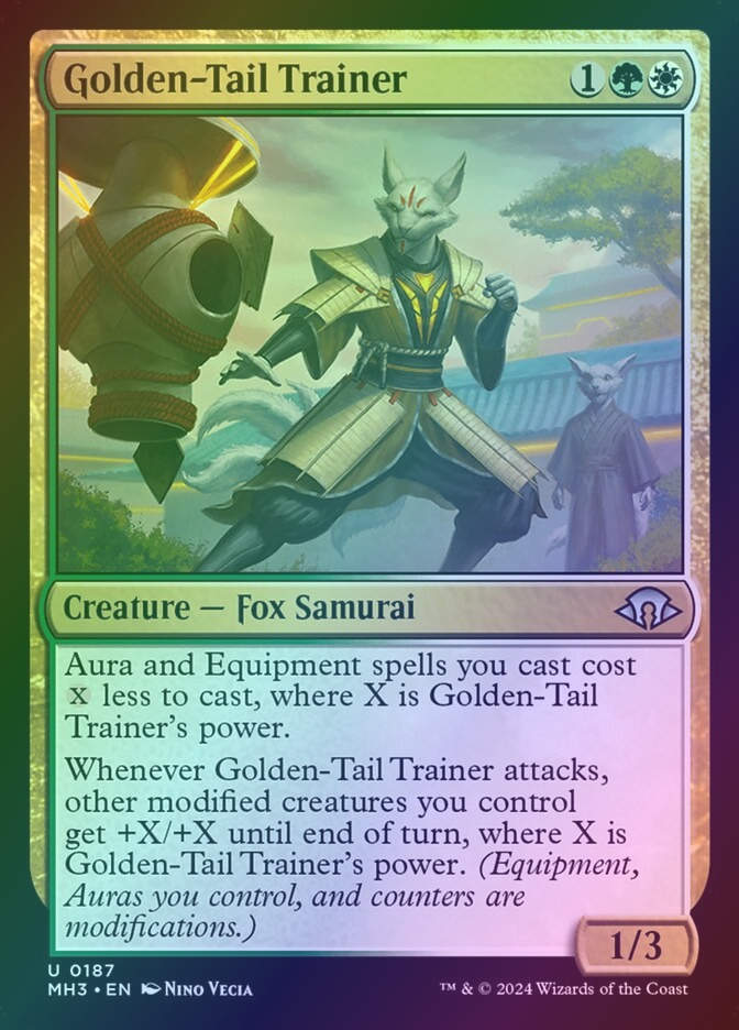 Golden-Tail Trainer (MH3) (187) / Foil