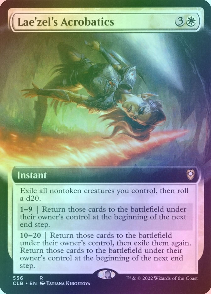 Lae'zel's Acrobatics (CLB) (556) / Extended Art / Foil