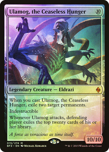 Ulamog, the Ceaseless Hunger (BFZ) (15) / Foil