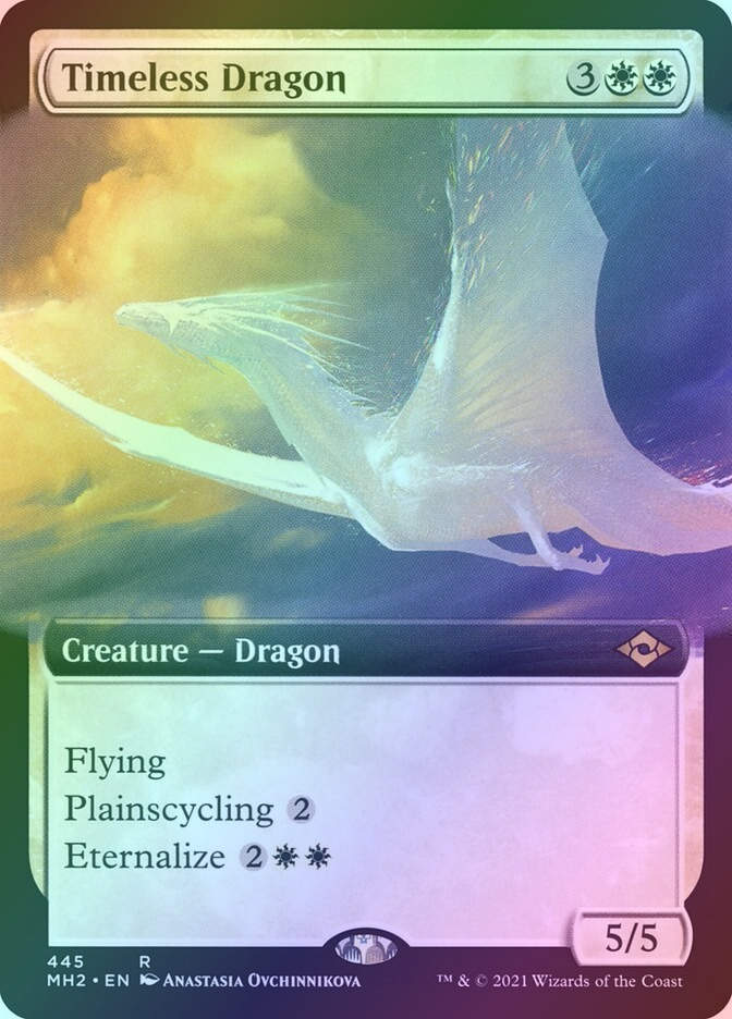 Timeless Dragon (MH2) (445) / Extended Art / Foil