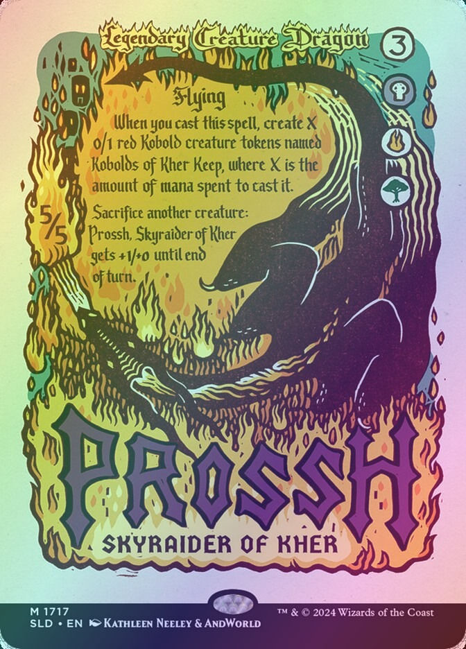 Prossh, Skyraider of Kher (SLD) (1717) / Borderless / Foil